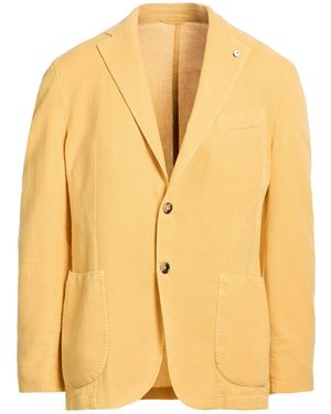 L.B.M. 1911 Blazer Cotton, Linen - Yellow