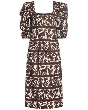 MEIMEIJ Midi Dresses - Brown