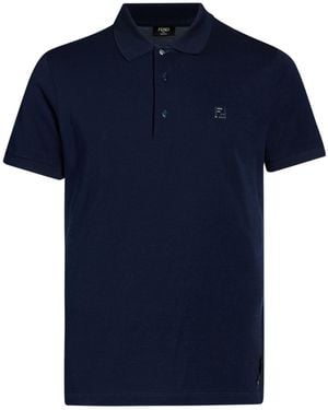 Fendi Polo Shirts - Blue