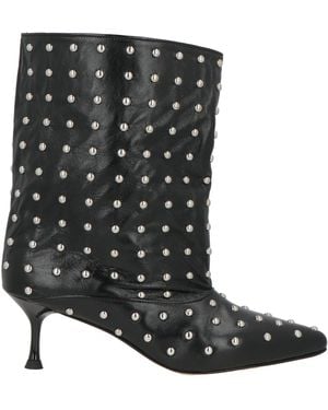 Ovyè Ankle Boots Leather - Black