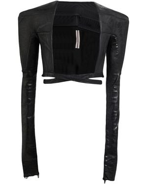 Rick Owens Denim Outerwear Cotton - Black