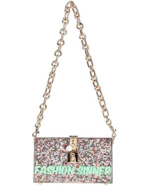 Dolce & Gabbana Shoulder Bag Resin, Polyester - White