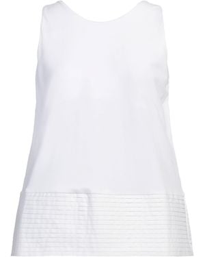 Alpha Studio Top Cotton, Elastane - White