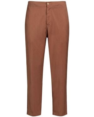 Costumein Trousers Virgin Wool - Brown