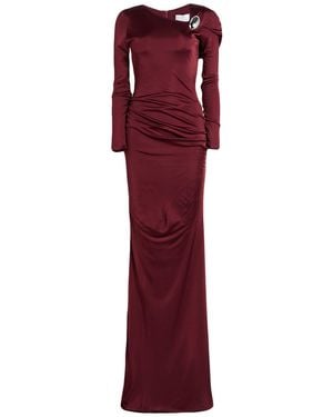 GIUSEPPE DI MORABITO Burgundy Maxi Dress Viscose - Red