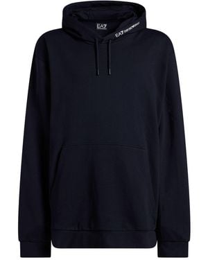 EA7 Midnight Sweatshirt Cotton - Blue