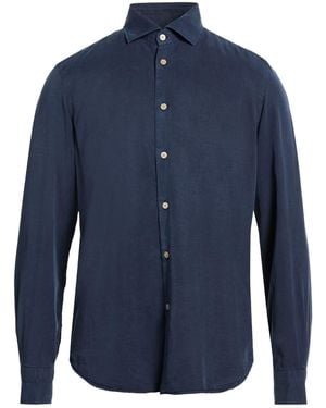 Boglioli Shirt Lyocell - Blue