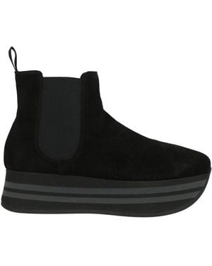 Frau Ankle Boots Leather - Black
