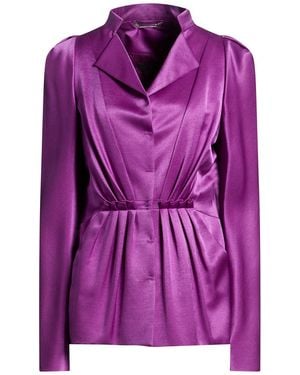 Alberta Ferretti Blazer Wool, Silk - Purple