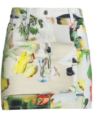 MSGM Denim Skirts - Gray