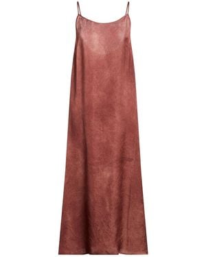 Uma Wang Maxi Dress Cupro - Red