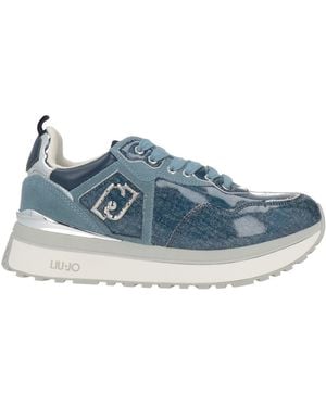 Liu Jo Sneakers Leather, Textile Fibers, Plastic - Blue