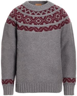 Tod's Sweater Merino Wool, Cashmere, Polyester, Polyurethane - Gray
