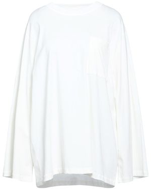By Malene Birger Ivory T-Shirt Organic Cotton - White