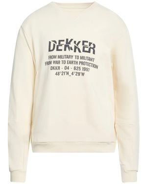 Dekker Sweatshirt Cotton, Elastane - White