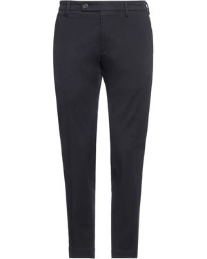 Messagerie Luxe Fabrics Trousers Cotton, Elastane - Blue