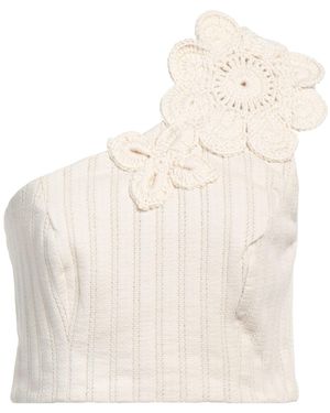 AMARANTE DO BRASIL Top Cotton, Polyester, Elastane - Natural