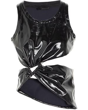 Unravel Project Top Polyurethane, Polyester, Rubber - Black