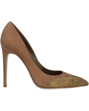 Rene Caovilla Pumps Leather - Brown