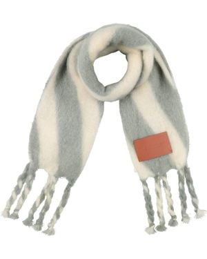 Jil Sander Scarf Mohair Wool, Wool, Polyamide - White