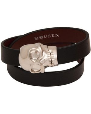 McQueen Bracelet Leather - Brown