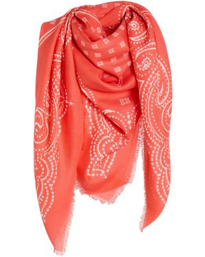 Givenchy Scarf Modal, Cashmere - Red