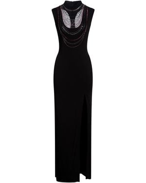 John Richmond Maxi Dress Viscose - Black
