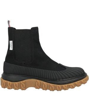 Thom Browne Ankle Boots Textile Fibres - Black