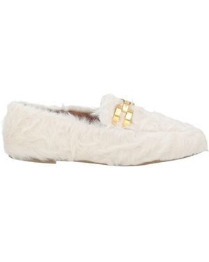 Aquazzura Loafers Leather - Natural