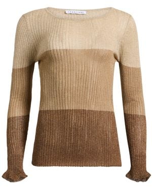 Caractere Sweater Viscose, Polyester, Metal Fiber, Modal - Brown