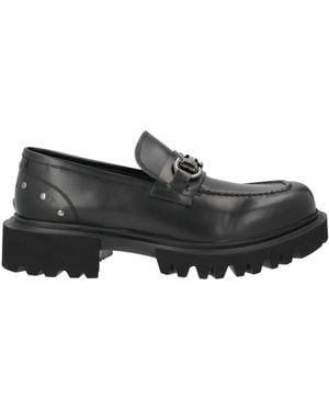 MICH SIMON Loafers Leather - Black