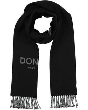 Dondup Scarf Virgin Wool, Polyamide - Black