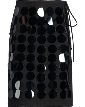 MSGM Midi Skirt Cotton, Elastane, Polyester - Black