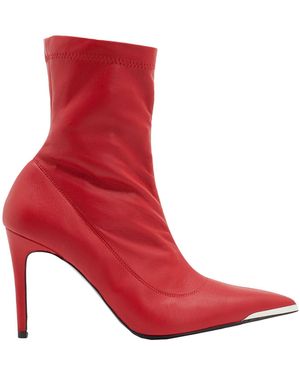 8 by YOOX Ankle Boots - Red