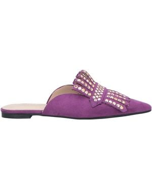 Giulia Neri Mules & Clogs - Purple