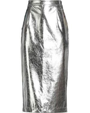 Dixie Midi Skirt Polyester - Gray