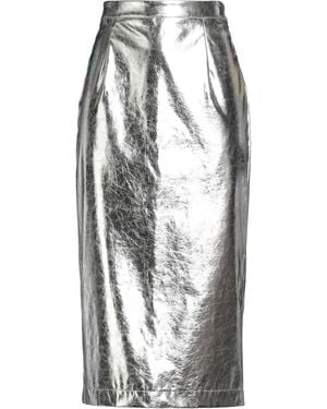 Dixie Midi Skirt Polyester - Gray