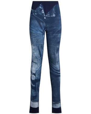 Jean Paul Gaultier Leggings - Blue