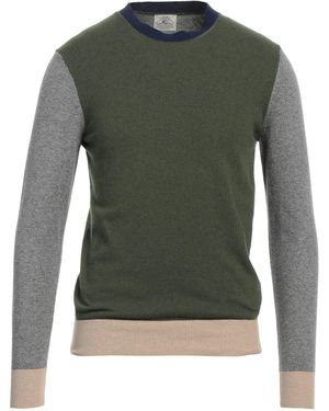 M.Q.J. Military Jumper Polyamide, Wool, Viscose, Cashmere - Green