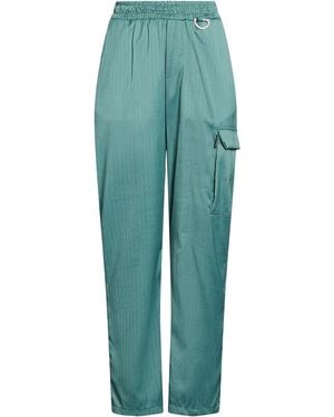 FAMILY FIRST Pants Polyester, Viscose, Wool, Elastane - Green