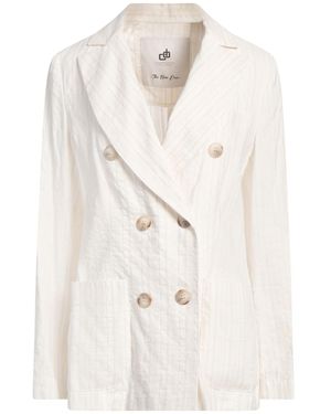 Compagnia Italiana Ivory Blazer Viscose, Linen, Polyester, Cotton - White