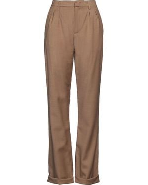 Dondup Sand Trousers Virgin Wool - Brown