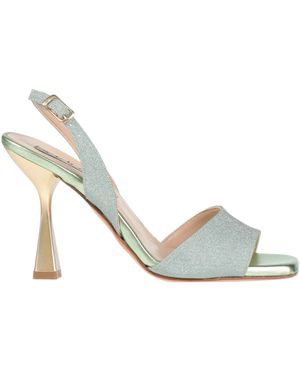 Albano Sandals Textile Fibres - Metallic