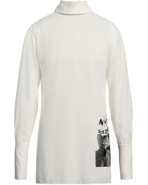 Maison Margiela Ivory Shirt Silk - White