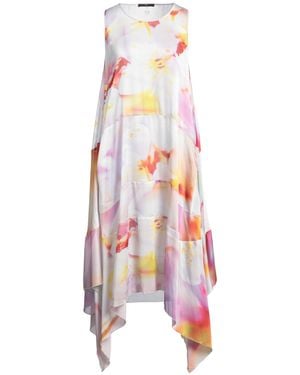 High Midi Dress - White