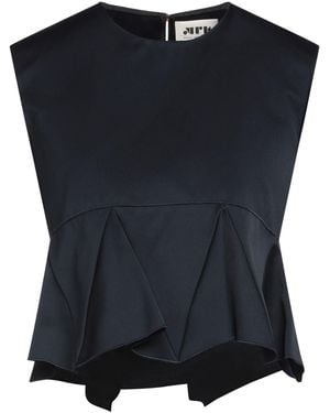 Maison Rabih Kayrouz Top Cotton, Polyester - Blue
