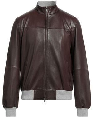 D'Amico Jacket Leather - Brown