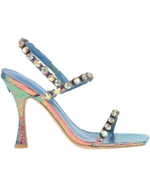 Twinset Sandals Textile Fibers - Blue