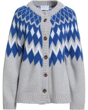 Daniele Fiesoli Collezione N_01 Cardigan Merino Wool, Polyamide, Cashmere - Blue