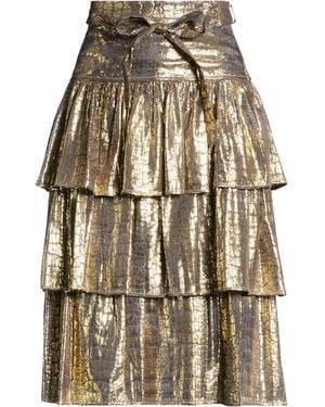 Giorgio Brato Midi Skirts - Metallic